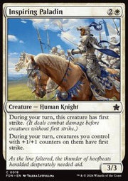 Inspiring Paladin⁣ - Magic: The Gathering Foundations⁣ (Common)⁣ [18] - El Duelista