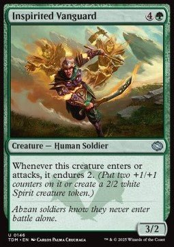 Inspirited Vanguard⁣ - Tarkir: Dragonstorm⁣ (Uncommon)⁣ [146] - El Duelista