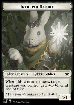 Intrepid Rabbit Token (White 1/1)⁣ - Bloomburrow: Tokens⁣ (Token)⁣ [T02] - El Duelista