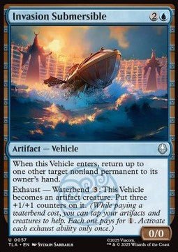 Invasion Submersible - Magic: The Gathering | Avatar: The Last Airbender (Uncommon) [TLA - 57] - El Duelista