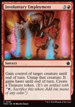 Involuntary Employment⁣ - Magic: The Gathering Foundations⁣ (Common)⁣ [203] - El Duelista