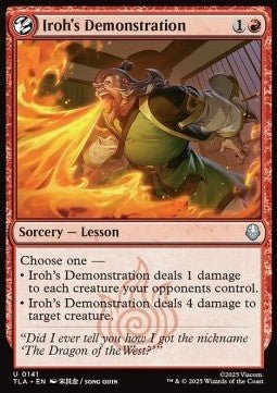 Iroh's Demonstration - Magic: The Gathering | Avatar: The Last Airbender (Uncommon) [TLA - 141] - El Duelista