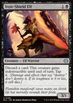Iron - Shield Elf - Lorwyn Eclipsed (Uncommon) [ECL - 108] - El Duelista