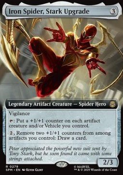 Iron Spider, Stark Upgrade - Magic: The Gathering | Marvel's Spider - Man: Extras (Rare) [XSPM - 279] - El Duelista