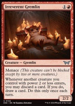 Irreverent Gremlin⁣ - Duskmourn: House of Horror⁣ (Uncommon)⁣ [142] - El Duelista