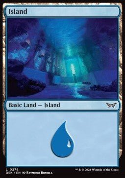 Island (V.1)⁣ - Duskmourn: House of Horror⁣ (Land)⁣ [279] - El Duelista