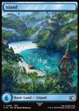 Island (V.2)⁣ - Magic: The Gathering - FINAL FANTASY⁣ (Land)⁣ [298] - El Duelista