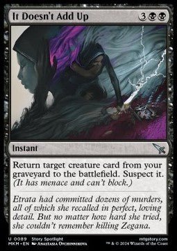 It Doesn't Add Up⁣ - Murders at Karlov Manor⁣ (Uncommon)⁣ [89] - El Duelista
