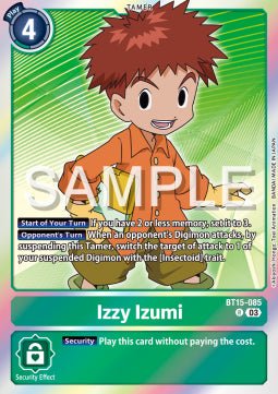 Izzy Izumi (BT15 - 085) (V.1)⁣ - Exceed Apocalypse⁣ (Rare)⁣ [085] - El Duelista