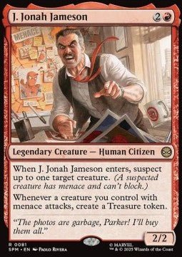 J. Jonah Jameson - Magic: The Gathering | Marvel's Spider - Man (Rare) [SPM - 81] - El Duelista