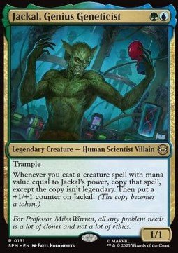 Jackal, Genius Geneticist - Magic: The Gathering | Marvel's Spider - Man (Rare) [SPM - 131] - El Duelista