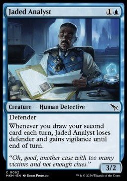 Jaded Analyst⁣ - Murders at Karlov Manor⁣ (Common)⁣ [62] - El Duelista