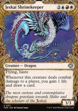 Jeskai Shrinekeeper⁣ - Tarkir: Dragonstorm: Extras⁣ (Uncommon)⁣ [311] - El Duelista