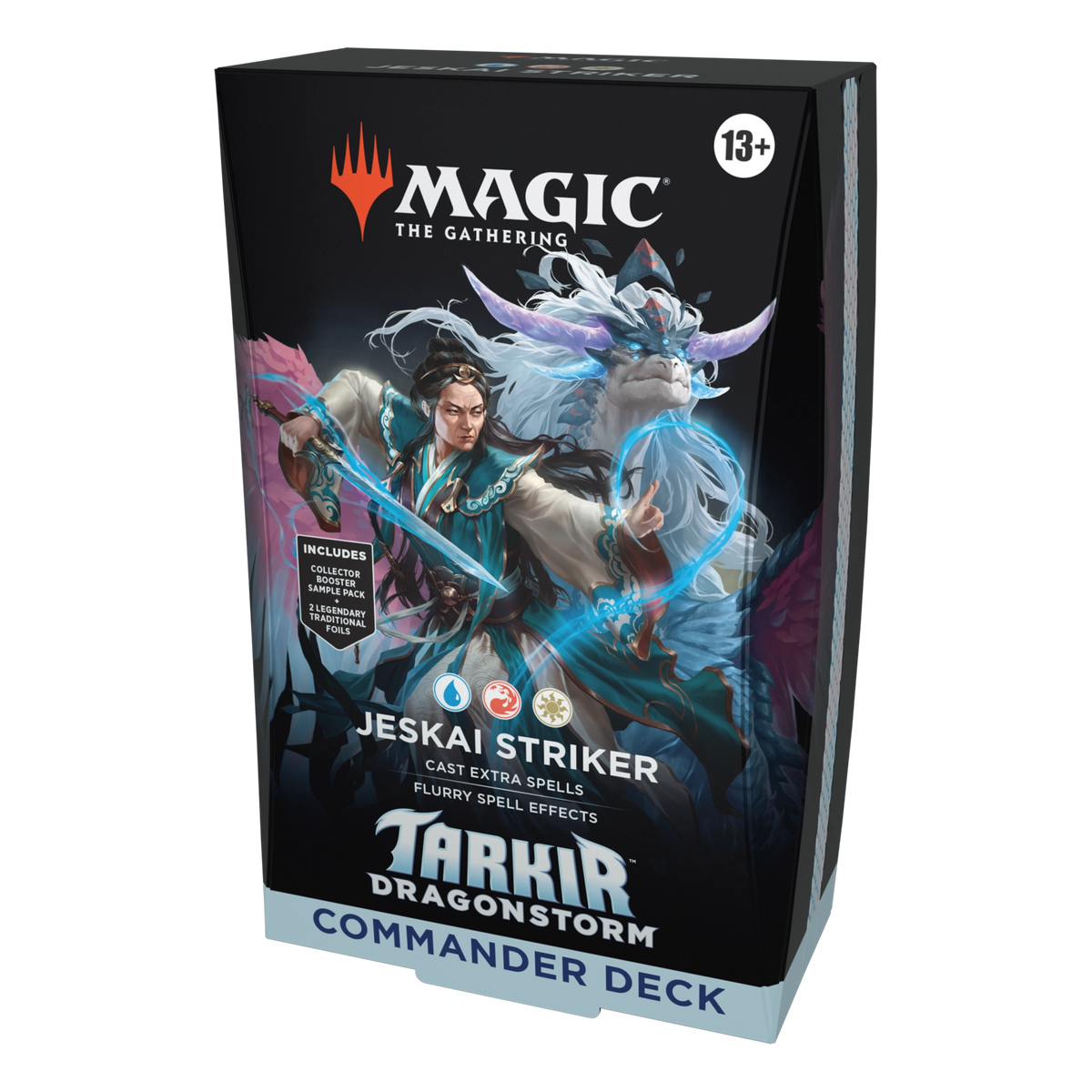 Magic: The Gathering—Tarkir: Dragonstorm: Jeskai Striker Commander Deck, caja sellada