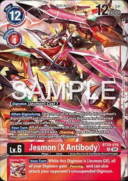 Jesmon (X Antibody) (BT20 - 019)⁣ - Special Booster Ver 2.5⁣ (Rare)⁣ [019] - El Duelista