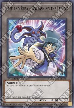 Jesse and Ruby - Unleashing the Legend - Structure Deck: Legend of the Crystal Beasts (Token) [SDCB - 048] - El Duelista