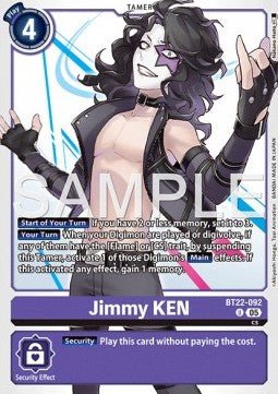 Jimmy KEN (BT22 - 092) (V.1)⁣ - Cyber Eden⁣ (Uncommon)⁣ [092] - El Duelista