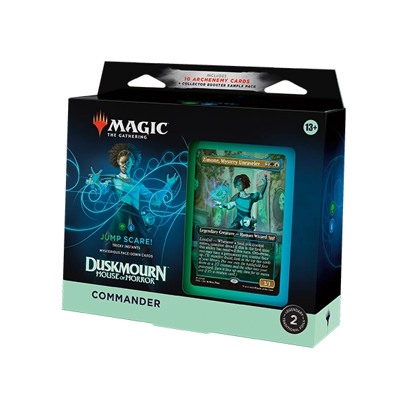 Magic: The Gathering—Duskmourn: House of Horror: Jump Scare! Commander Deck, caja sellada