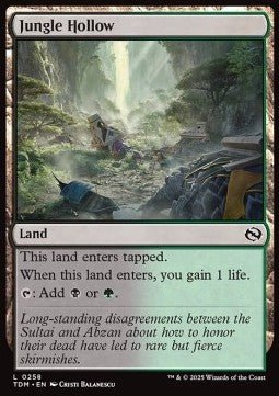 Jungle Hollow⁣ - Tarkir: Dragonstorm⁣ (Common)⁣ [258] - El Duelista