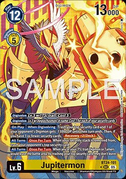Jupitermon (BT24 - 101) (V.2) - Time Stranger (Alternative Art) [BT - 24 - 101] - El Duelista