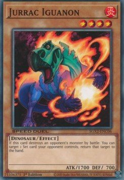 Jurrac Iguanon⁣ - Speed Duel GX: Midterm Paradox⁣ (Common)⁣ [C06] - El Duelista