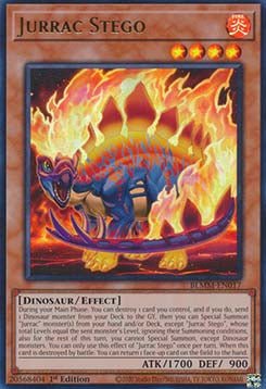 Jurrac Stego⁣ - Battles of Legend: Monster Mayhem⁣ (Ultra Rare)⁣ [017] - El Duelista