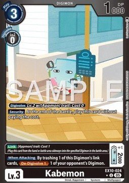 Kabemon (EX10 - 024) (V.2) - Sinister Order (Alternative Art) [024] - El Duelista