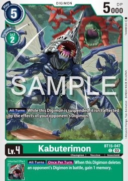 Kabuterimon (BT15 - 047)⁣ - Exceed Apocalypse⁣ (Common)⁣ [047] - El Duelista