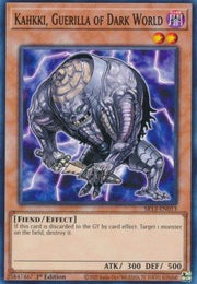 Kahkki, Guerilla of Dark World - Structure Deck: Dark World (Common) [SR13 - 013] - El Duelista