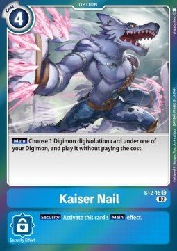 Kaiser Nail (ST2 - 15)⁣ - Resurgence Booster⁣ (Common)⁣ [ST2 - 15] - El Duelista