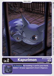 Kapurimon (BT13 - 006) - Versus Royal Knights (Uncommon) [BT - 13 - 006] - El Duelista