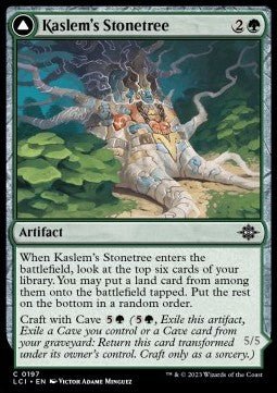 Kaslem's Stonetree // Kaslem's Strider⁣ - The Lost Caverns of Ixalan⁣ (Common)⁣ [197] - El Duelista