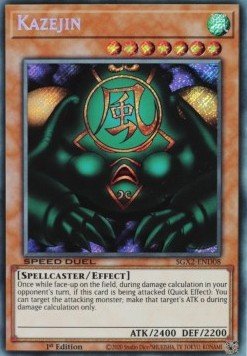 Kazejin (V.2 - Secret Rare)⁣ - Speed Duel GX: Midterm Paradox⁣ (Secret Rare)⁣ [D08] - El Duelista