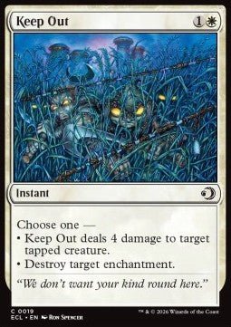 Keep Out - Lorwyn Eclipsed (Common) [ECL - 19] - El Duelista