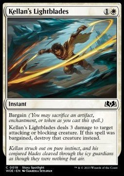 Kellan's Lightblades⁣ - Wilds of Eldraine⁣ (Common)⁣ [18] - El Duelista