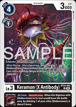 Keramon (X Antibody) (BT24 - 052) - Time Stranger (Common) [BT - 24 - 052] - El Duelista