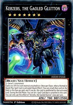 Kerzebs, the Gaoled Glutton - Doom of Dimensions (Common) [DOOD - 048] - El Duelista
