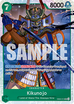 Kikunojo (EB04 - 012) (V.1) - The Azure Sea's Seven (Super Rare) [OP14 - EB04 - 012] - El Duelista