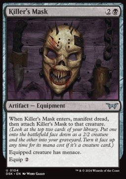Killer's Mask⁣ - Duskmourn: House of Horror⁣ (Uncommon)⁣ [104] - El Duelista