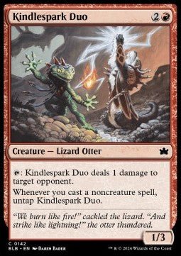 Kindlespark Duo⁣ - Bloomburrow⁣ (Common)⁣ [142] - El Duelista