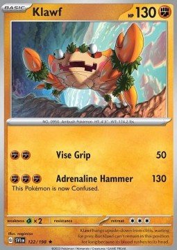 Klawf⁣ - Scarlet & Violet⁣ (Rare)⁣ [122] - El Duelista