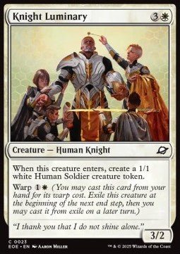 Knight Luminary⁣ - Edge of Eternities⁣ (Common)⁣ [23] - El Duelista