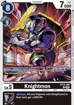 Knightmon (BT18 - 069)⁣ - Special Booster Ver 2.0⁣ (Uncommon)⁣ [069] - El Duelista