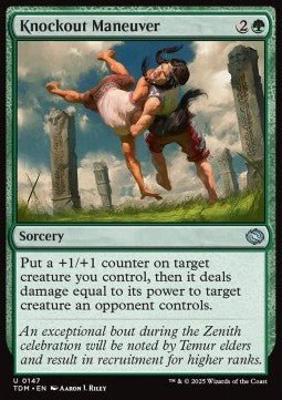 Knockout Maneuver⁣ - Tarkir: Dragonstorm⁣ (Uncommon)⁣ [147] - El Duelista