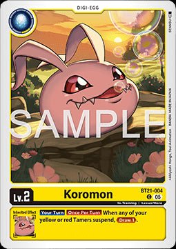 Koromon (BT21 - 004)⁣ - World Convergence⁣ (Common)⁣ [004] - El Duelista