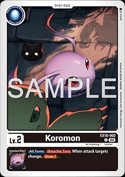 Koromon (EX10 - 002) (V.1) - Sinister Order (Common) [002] - El Duelista