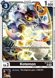 Kotemon (BT18 - 058)⁣ - Special Booster Ver 2.0⁣ (Common)⁣ [058] - El Duelista