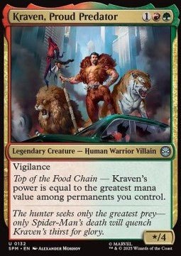 Kraven, Proud Predator - Magic: The Gathering | Marvel's Spider - Man (Uncommon) [SPM - 132] - El Duelista