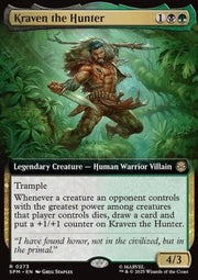 Kraven the Hunter - Magic: The Gathering | Marvel's Spider - Man: Extras (Rare) [XSPM - 273] - El Duelista