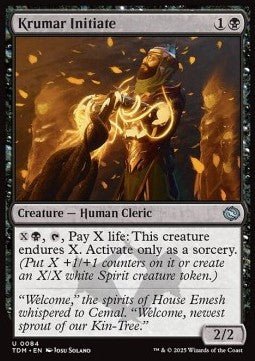 Krumar Initiate⁣ - Tarkir: Dragonstorm⁣ (Uncommon)⁣ [84] - El Duelista